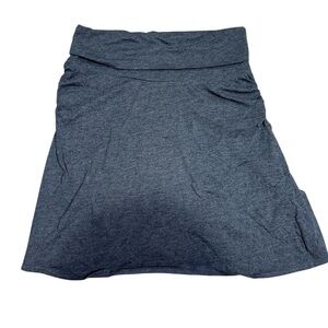 Prana Heather Charcoal A-Line Skirt